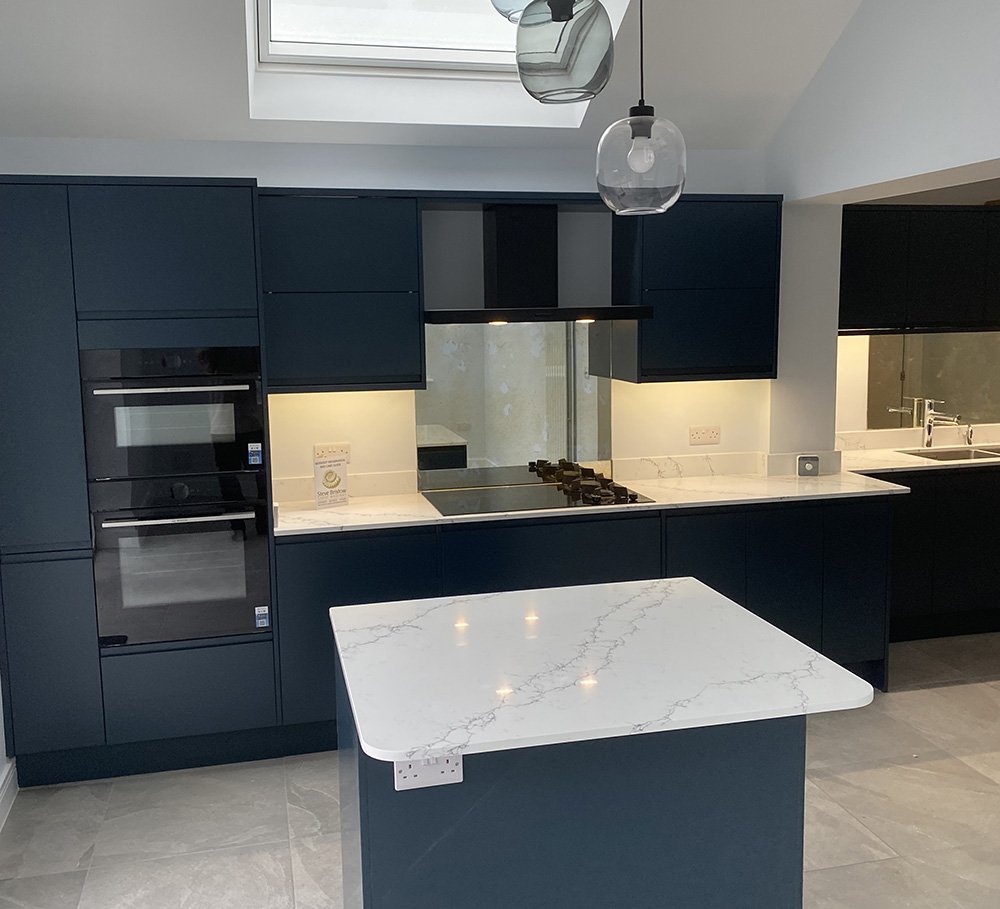 Finished interior space following building and renovation work